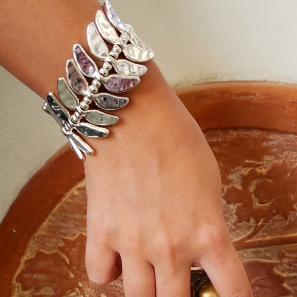 Suerte Jewellery Jewelry - Boho style silver butterfly Bracelet